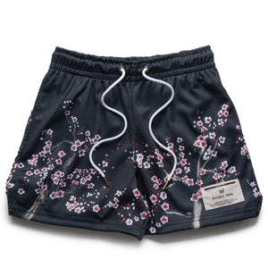 Ryoko Rain Cherry Blossom Shorts - Black