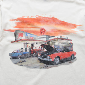 Represent 24 Hour Service Tee - Flat White