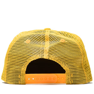 Rhude Patch Trucker Hat - Yellow/Navy