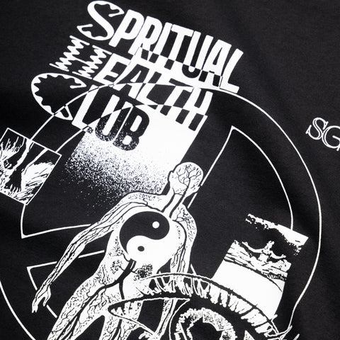 Students Golf Spiritual Health Club Tee - Black