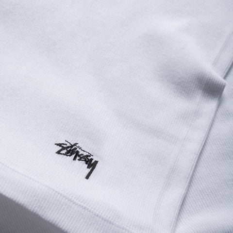 Stussy Tank Undershirt (3 Pack) - White