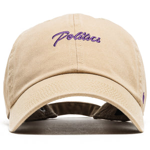 Politics x '47 Flat Script Strapback - Khaki