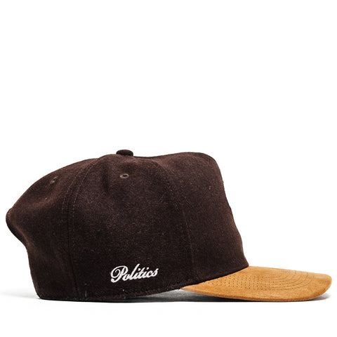 Politics x '47 Hitch Snapback - Brown/Suede
