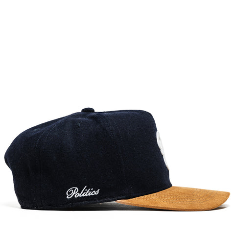 Politics x '47 Hitch Snapback - Navy/Suede