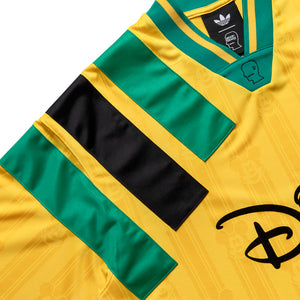 Brain Dead x Disney x Adidas Football Jersey - Bold Gold