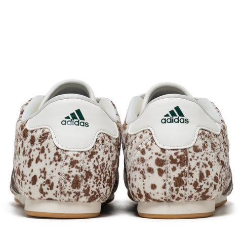 Women's Adidas Taekwondo 'Cow Print' - Off White/Dark Brown
