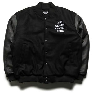 Anti Social Social Club Team Anxious Varsity Jacket - Black