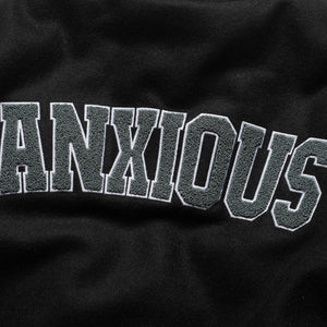 Anti Social Social Club Team Anxious Varsity Jacket - Black