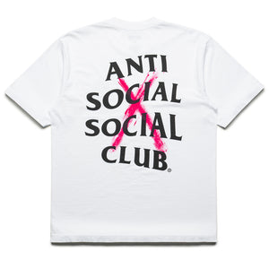 Anti Social Social Club Cancelled Hand Painted Tee - White