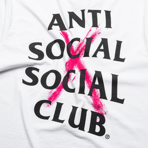 Anti Social Social Club Cancelled Hand Painted Tee - White