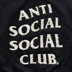Anti Social Social Club Clutching Pearls Hoodie - Black