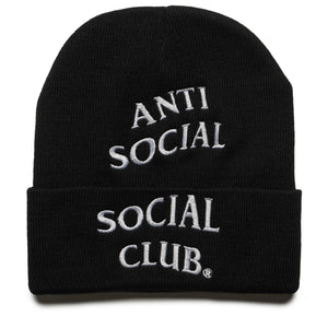 Anti Social Social Club Embroidered Beanie - Black