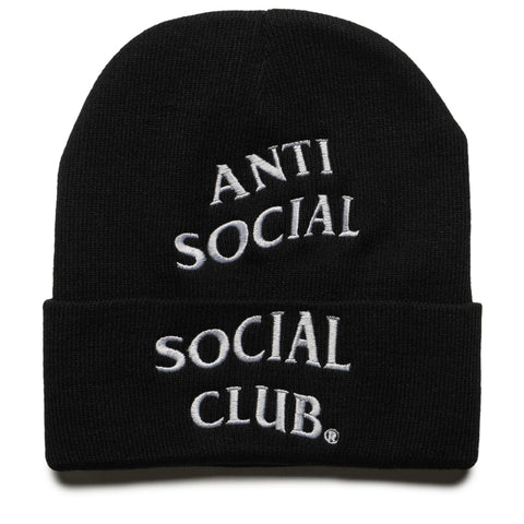 Anti Social Social Club Embroidered Beanie - Black