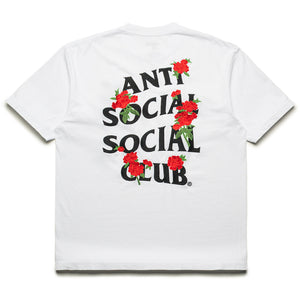 Anti Social Social Club Embroidered Rose Kkotch Tee - White