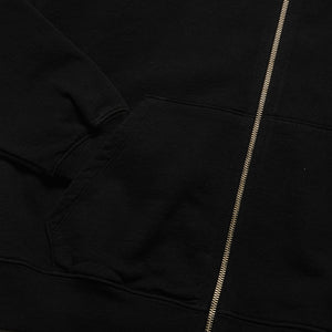 Anti Social Social Club Rhinestone Zip Up Hoodie - Black