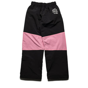 Anti Social Social Club Track Pants - Black/Pink