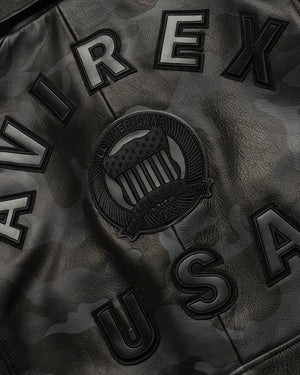 Avirex Camo Icon Jacket - Black Camo