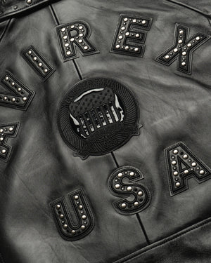 Avirex Studded Icon Jacket - Black