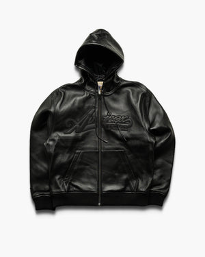 Avirex Nappa Hoodie - Black