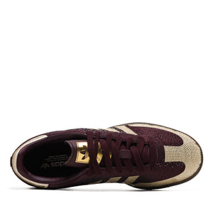 Women's Adidas Samba OG - Maroon/Warm Vanilla