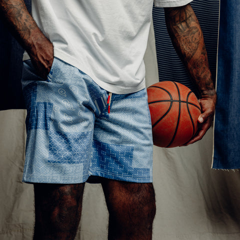 Politics Mesh Shorts - Patchwork