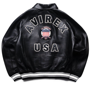 Avirex Icon Jacket - Jet Black