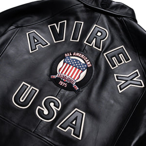 Avirex Icon Jacket - Jet Black