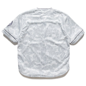 A Bathing Ape Camo Stripe Baseball Jersey - Gray
