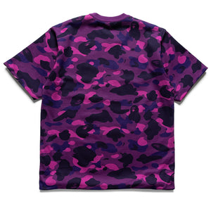 A Bathing Ape Color Camo Reversible Tee - Purple