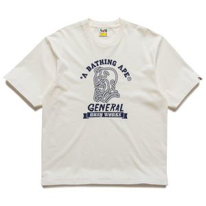 A Bathing Ape General College Tee - Ivory