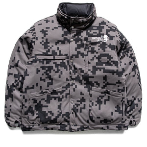 Kazuki Kuraishi x A Bathing Ape Pixelate Camo Reversible Down Jacket - Black