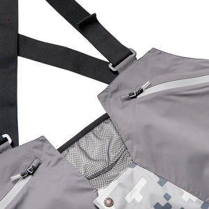 Kazuki Kuraishi x A Bathing Ape Pixelate Camo Shark 3 Layer Overalls - Charcoal
