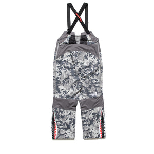 Kazuki Kuraishi x A Bathing Ape Pixelate Camo Shark 3 Layer Overalls - Charcoal