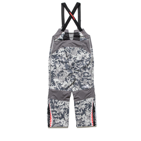 Kazuki Kuraishi x A Bathing Ape Pixelate Camo Shark 3 Layer Overalls - Charcoal