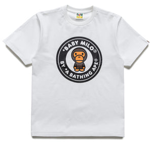 A Bathing Ape Line Camo Milo Busy Works Tee - White