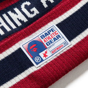 A Bathing Ape Pom Pom Beanie - Navy