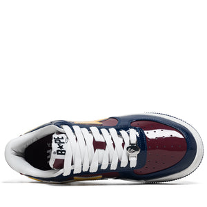 A Bathing Ape Bape Sta #5 M2 - Burgundy/Navy