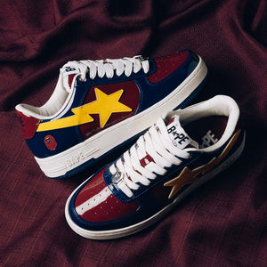 A Bathing Ape Bape Sta #5 M2 - Burgundy/Navy