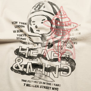 Billionaire Boys Club Call Now SS Tee - Gardenia