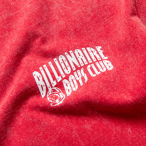 Billionaire Boys Club Faded Curve Knit Tee - Red