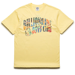 Billionaire Boys Club Curve Logo SS Tee - Lemon Meringue