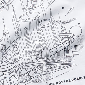 Billionaire Boys Club Space Race Tee - White