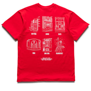 Billionaire Boys Club Stores Tee - Red