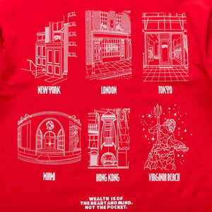 Billionaire Boys Club Stores Tee - Red