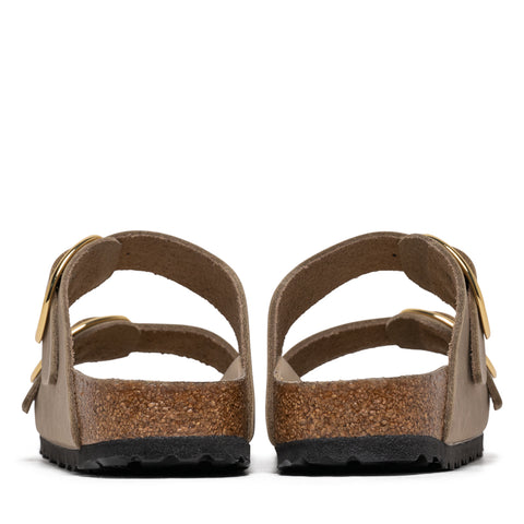 Women's Birkenstock Arizona Big Buckle Oiled Leather - Tobacco Brown
