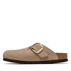 Women's Birkenstock Boston Big Buckle Nubuck - Sandcastle