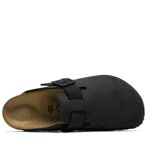 Birkenstock Boston Wire Buckle Nubuck - Black