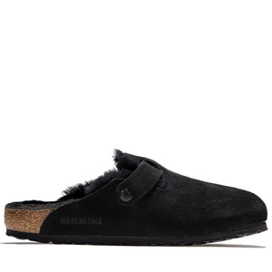 Birkenstock Boston Shearling Suede - Black