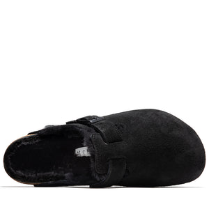 Birkenstock Boston Shearling Suede - Black