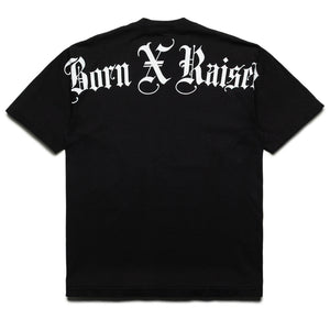 Born x Raised Blackletter Jumbo Arch Tee - Black